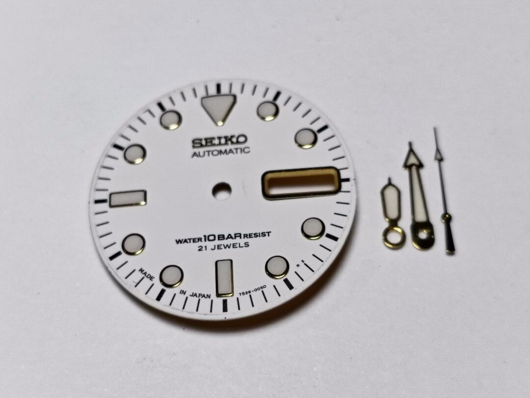 GENUINE RARE WHITE DIAL 28.2mm MADE IN JAPAN WITH HANDS SEIKO