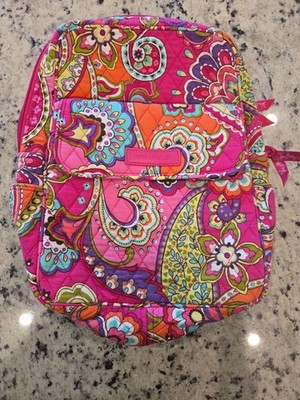 Vera Bradley Pink Paisley Backpack. Excellent Condition!