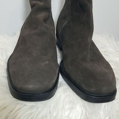 AllSaints Seth Suede Chelsea Boots Bitter Chocolate Men\'s Size 12 EU 45 NWT ALLSAINTS Seth Suede Pull on Chelsea boots Bitter Chocolate  main image 4