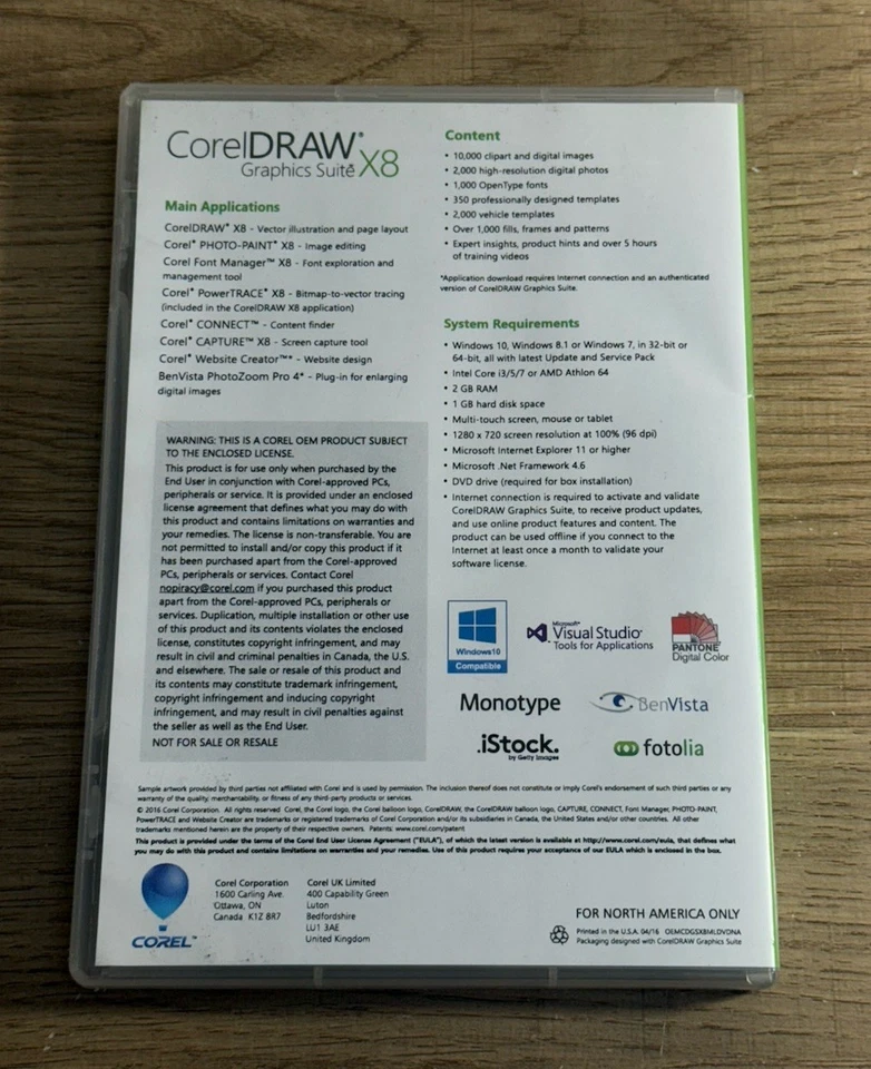 CorelDRAW X8 for Windows 10/11 – Graphic Suite – Used – With Serial Number - Image 4 of 4