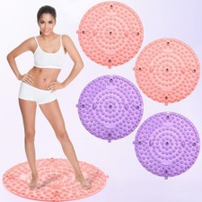 4 Pack Foot Massager Mat Foot Reflexology Pad with Magnetic Relaxation Massag...