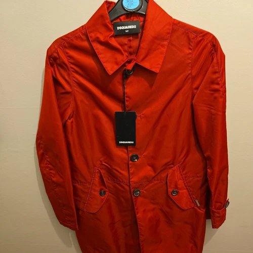 Cappotto rosso Dsquared2 14 anni