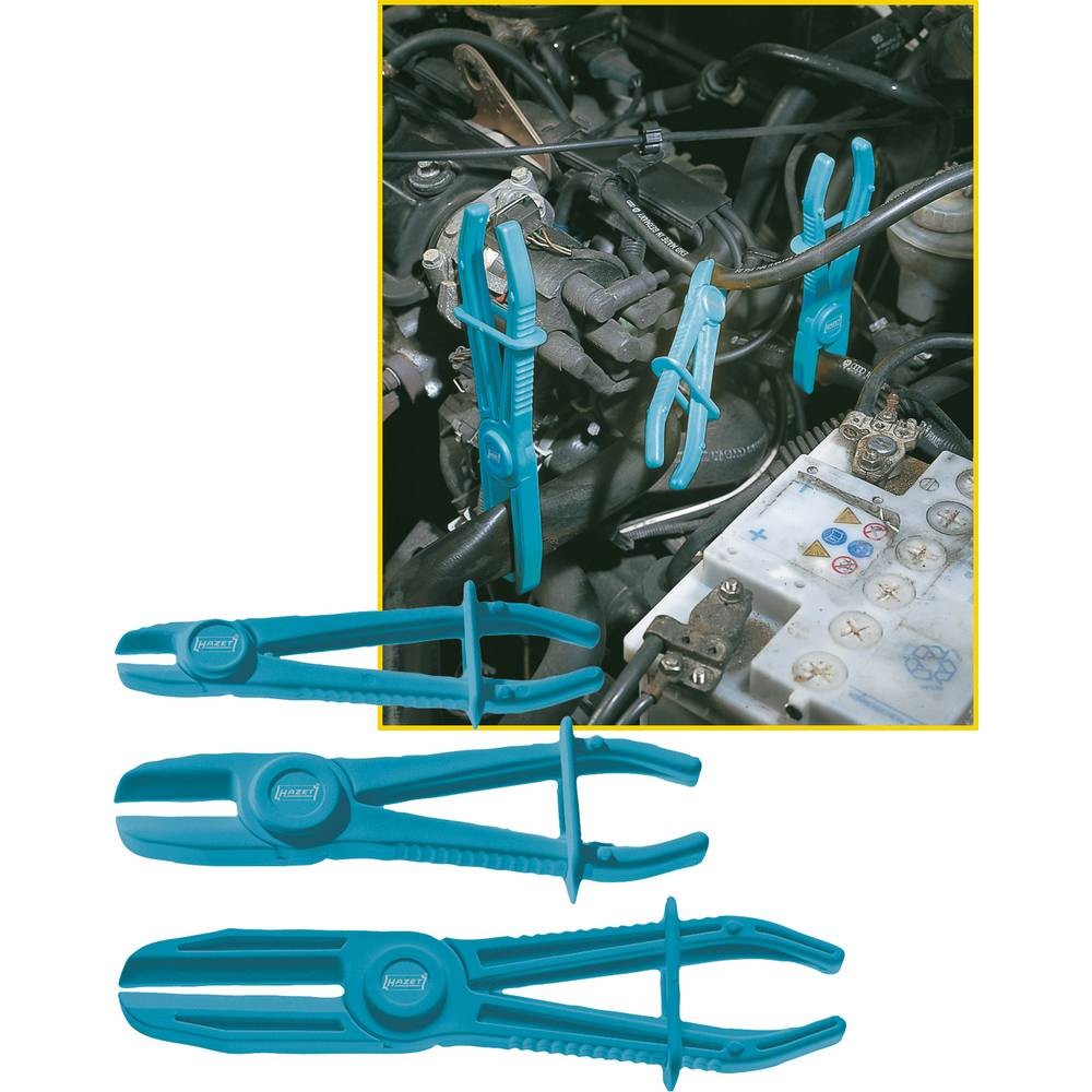 Stop aux fuites de liquide avec le Set de pinces Hazet 4590/3 pour circuit auto