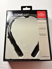 Oem LG Tone Style HBS-SL5 Fast Charging Bluetooth   Headset Black  open box