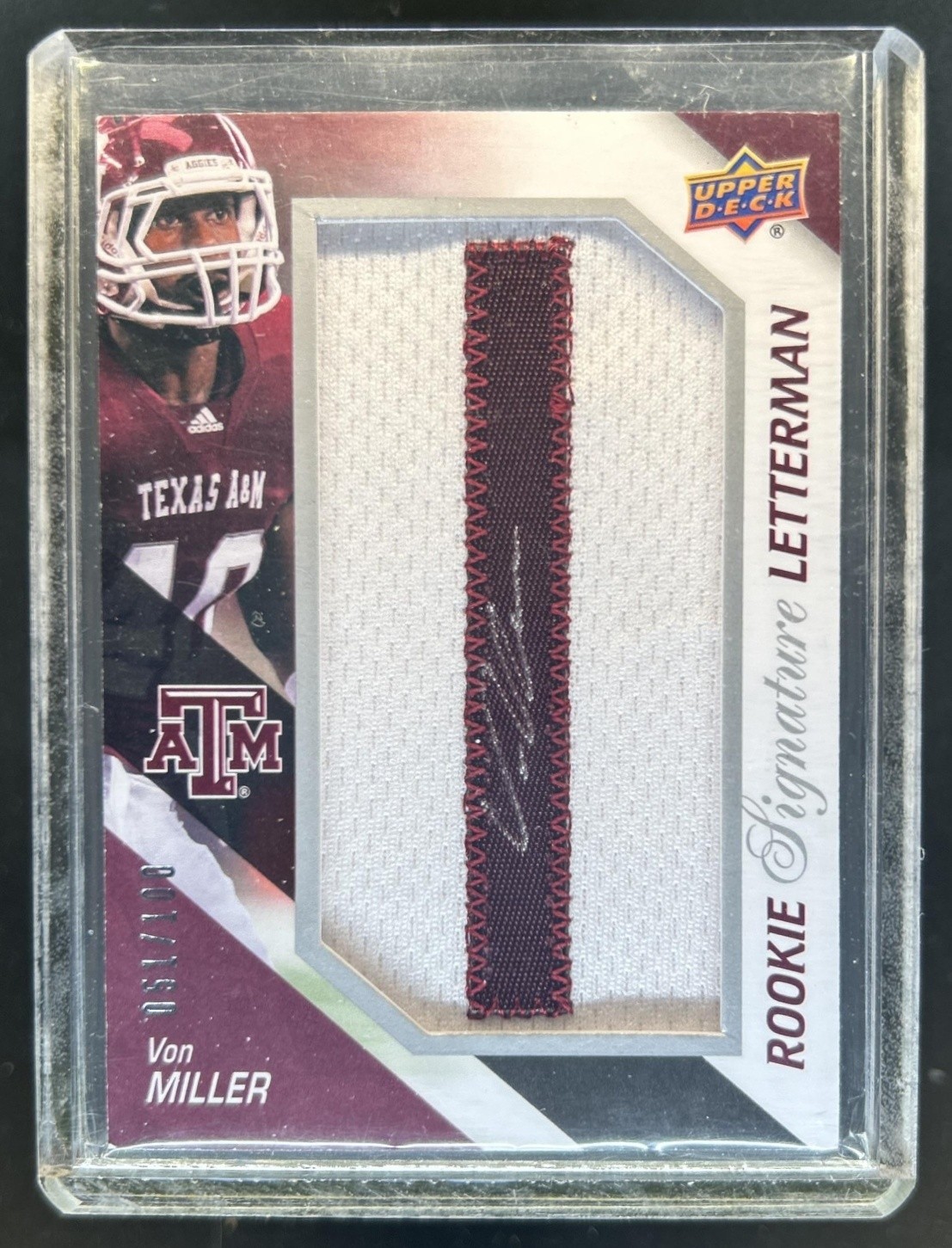 Von Miller Upper Deck Rookie Letterman Autograph #RSLVM I