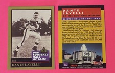 1991 Enor Pro Football Hall of Fame #85 Dante Lavelli
