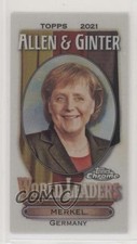 2021 Topps Allen & Ginter Chrome Mini World Leaders Angela Merkel #MWL-1 4z8