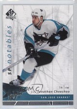 2006-07 SP Authentic SP Notables /999 Jonathan Cheechoo #126 2a8