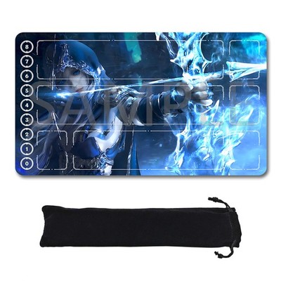Ashe League Of Legends Riftbound Playmat 24x14 in + Free Storage Bag