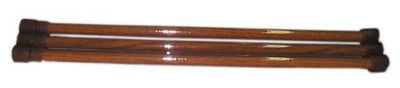 American Motorhome RV Refrigerator Bars Single x3 Oak 16"-28" 43823