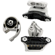 For GMC Acadia 2017-19 2.5L 4WD AUTO Set Of 3 Motor & Transmission Mount Set New