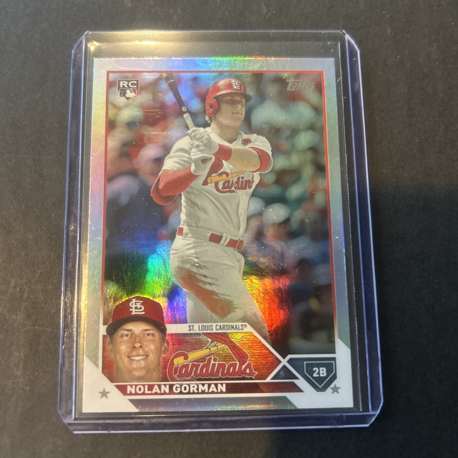 2023 Topps Rainbow Foil Parallel Nolan Gorman RC 16 Cardinals