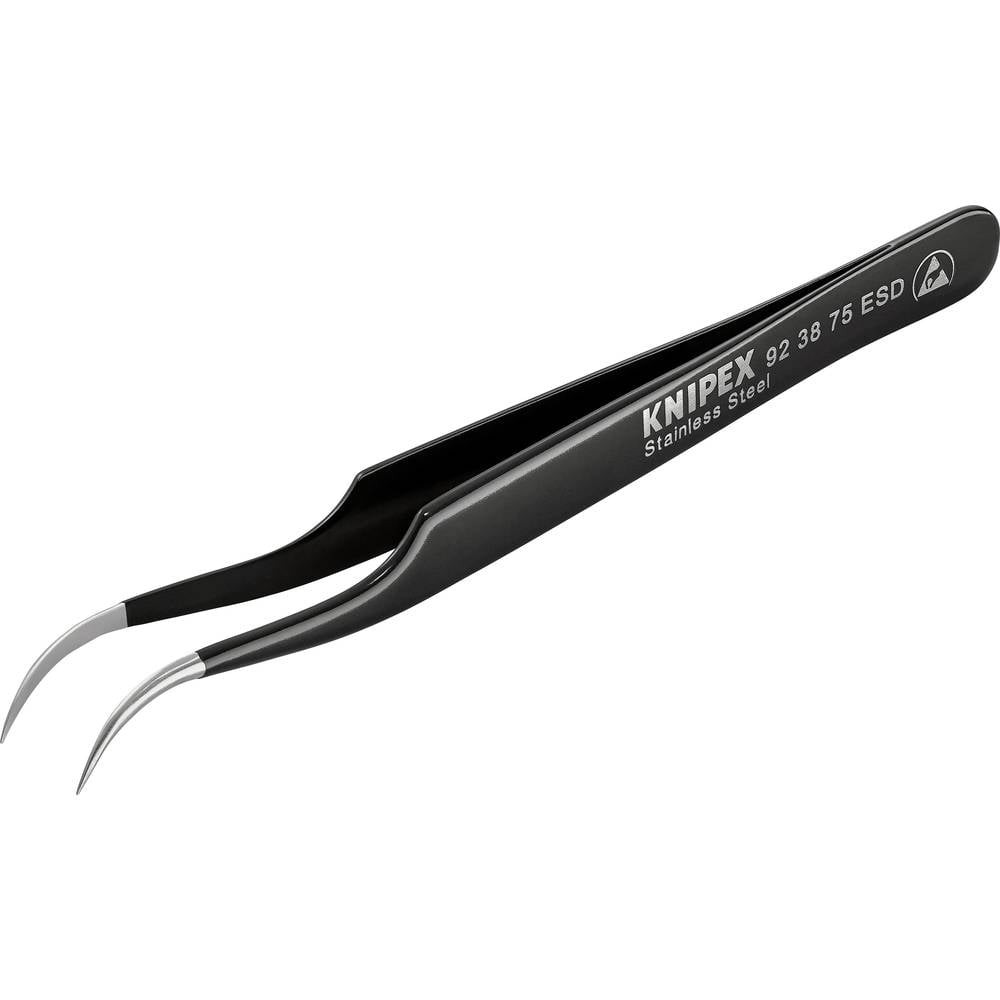 Knipex 92 38 75 ESD Pince brucelle de précision en acier inoxydable haut de gamme