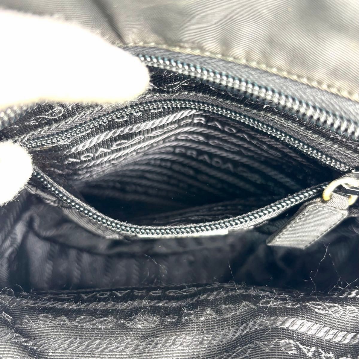 Excellent condition PRADA triangular logo triangl… - image 11