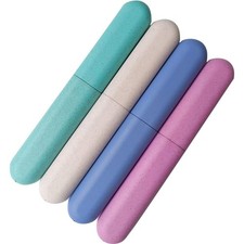 Travel Toothbrush Case 4 Pack Holder Travel Toothbrush Container Cover for Trip