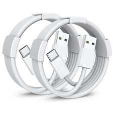 Car Carplay Cable for iPhone 17 Air/16 Pro Max/Plus, 3.3FT 2Pack USB A to USB C