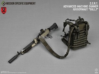 1/6 Scale Toy ZERT AMG Juggernaut - M240 LMG Set w/Ammo Belt & MICO Ammo Carrier