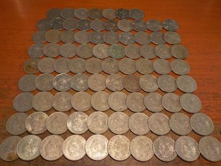 Mixed lot of Circulated Coins from Mexico Cincuenta Centavo Coins 2