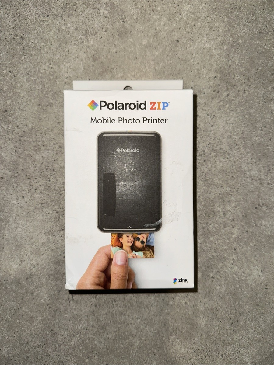 Polaroid ZIP Black Zink Wireless Mobile Photo Printer IOS, Android