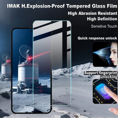 IMAK For Nothing Phone (3a) Lite, Tempered Glass Support fingerprint unlocking