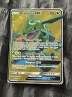 [GOOD FOR BlNDER] Rayquaza GX Full Art Holo Card 160/168 Celestial Storm Pokemon