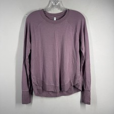 Athleta Mindset Pullover Long Sleeve Sz S Light Purple Athleisure Sweatshirt