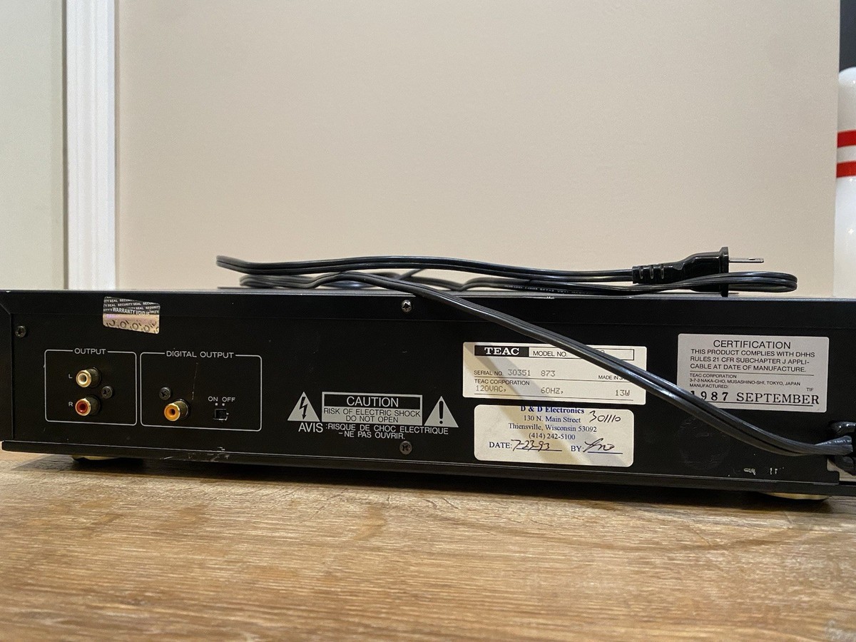 TEAC ZD-880 CD Player (Working) | eBay