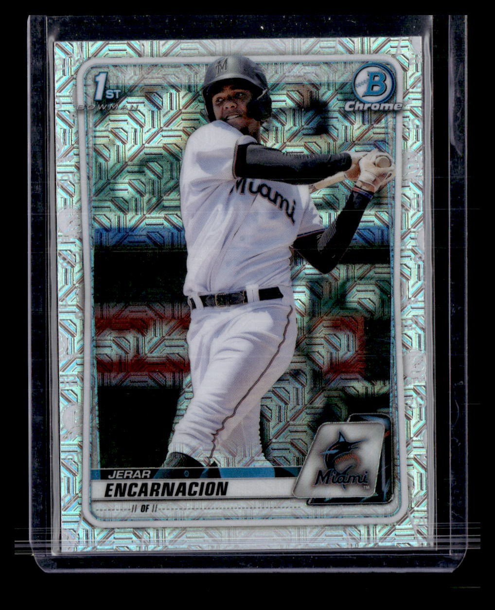 2020 Bowman 1st #BCP-96 Jerar Encarnacion Chrome Mojo Refractor JH01