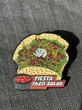 Taco Bell Hat Pin Fiesta Taco Salad Vintage Retro Throwback SEE MY OTHER ITEMS
