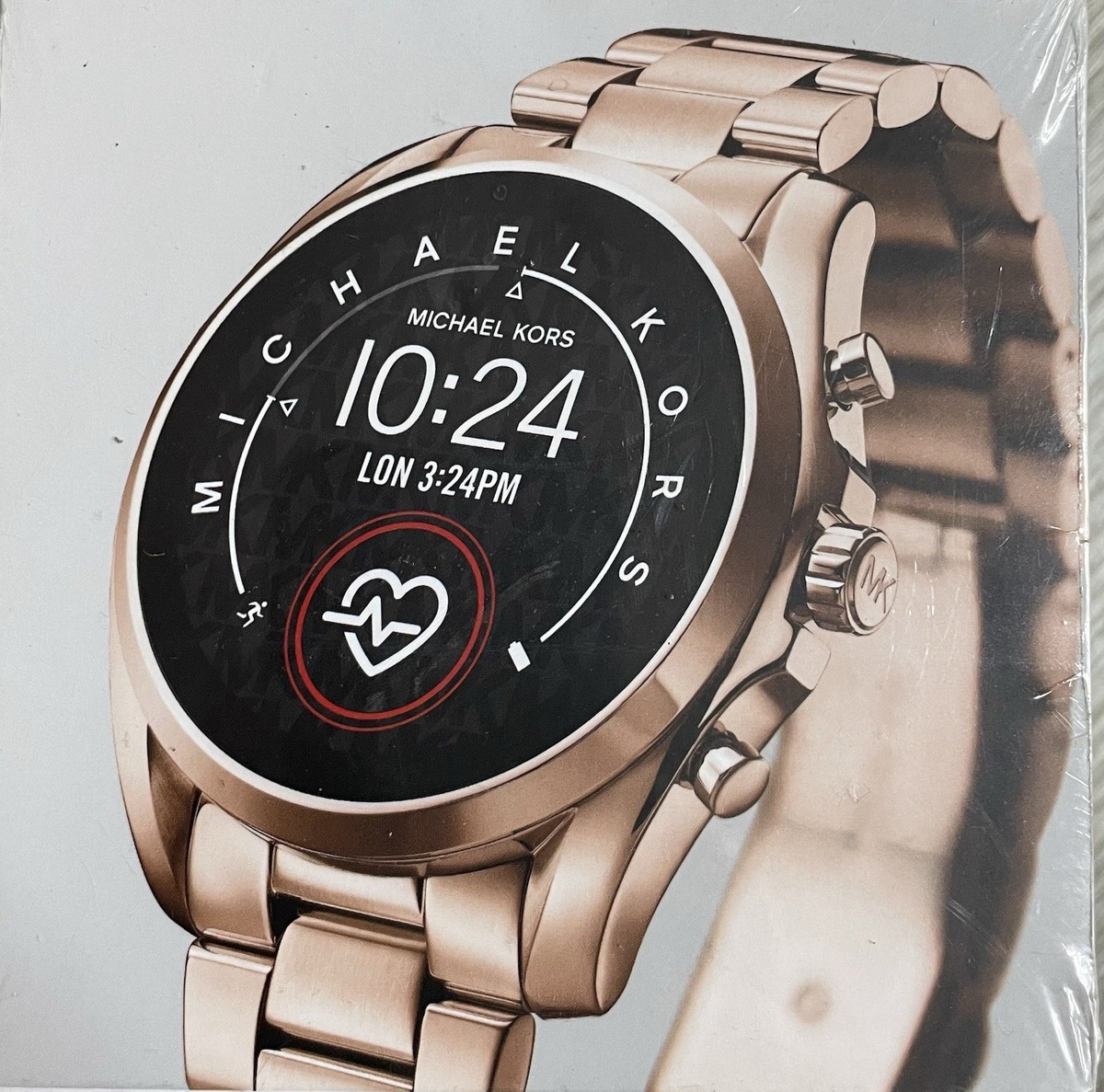 Michael Kors Access Bradshaw 44mm Case Rose Gold-Tone Stainless