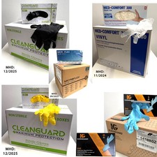 10 x 100er Einweg Handschuhe Latex / Nitril / Vinyl MHD Einmalhandschuhe M L XL