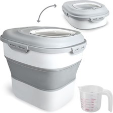 Cereal Rice Storage Containers 20 to 50Lbs Collapsible Dry Food Dispenser Bins
