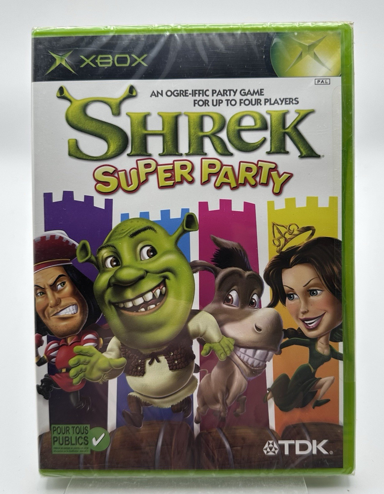 Xbox Shrek Super Party, French Pal, Brand New & Factory Sealed