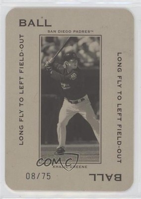 2005 Donruss Throwback Threads Polo Grounds 8/75 Khalil Greene #PG-10 sh7