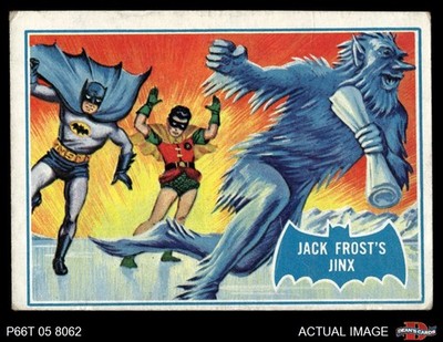 1966 Topps Batman Puzzle Back #26 Jack Frost's Jinx 2 - GOOD