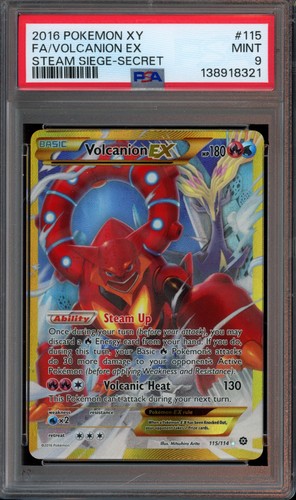 Volcanion-EX graded PSA 9 for sale on eBay