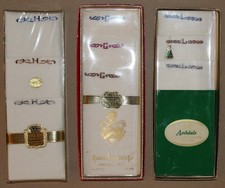 12 Vintage Men's Handkerchiefs Monogrammed Letter "G" "L" "H" New Old Stock