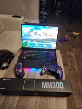 Origin PC Blue Cherry Blossom Laptop Gaming Bundle