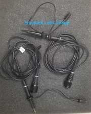 Tektronix P3010 100 MHz Oscilloscope probe QTY. 2 TESTED OK  X10, 6 ft. long USA