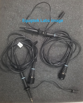 Tektronix P3010 100 MHz Oscilloscope probe QTY. 2 TESTED OK  X10, 6 ft. long USA