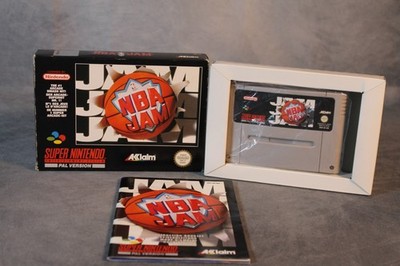 SNES Super Nintendo NBA Jam T.E. mit OVP und Anleitung EUR