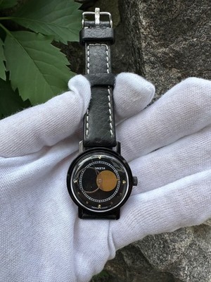 Rare Raketa Watch Black Night Copernicus USSR Space Program cal.2609NP