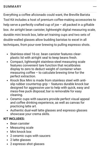 Breville Barista Tool Kit - Picture 4 of 4
