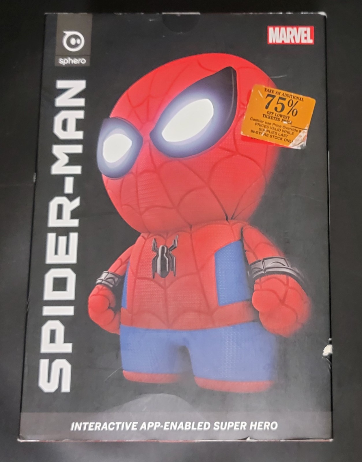 Sphere Spider-Man Interactive App-Enabled Super Hero Never Displayed Out Of Box