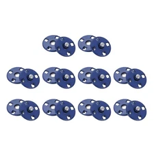 10 Sets Sewing Snap Buttons, Press Buttons Snap Fasteners 10mm, Blue