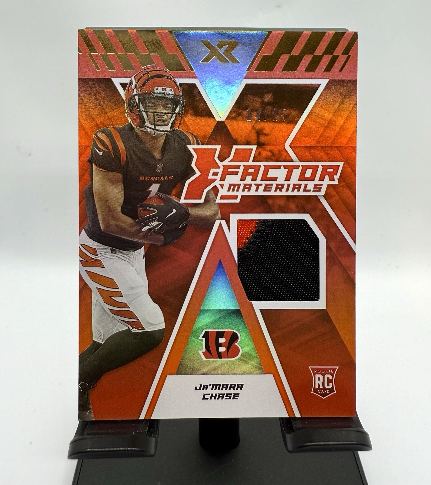 JaMarr Chase Panini XR X-Factor Materials #JMC Base