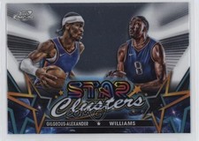 2023-24 Cosmic Chrome Star Clusters Jalen Williams Shai Gilgeous-Alexander 11ng