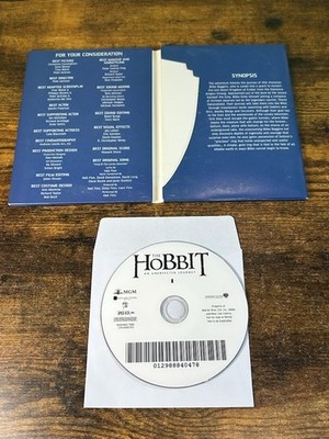 The Hobbit Trilogy (DVD FYC) 1-3 Complete Series RARE PROMO