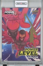 2023 Upper Deck Marvel Anime Vol. 2 Falcon Power Level Artist Autograph 59/100