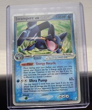 Swampert EX 98/100 Crystal Guardians Holo Half Swirl on eBay